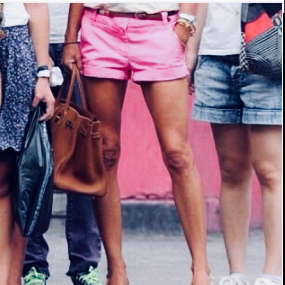 EUC🌸Pretty pink J Crew City Fit 5” Chino Shorts - Picture 6 of 6